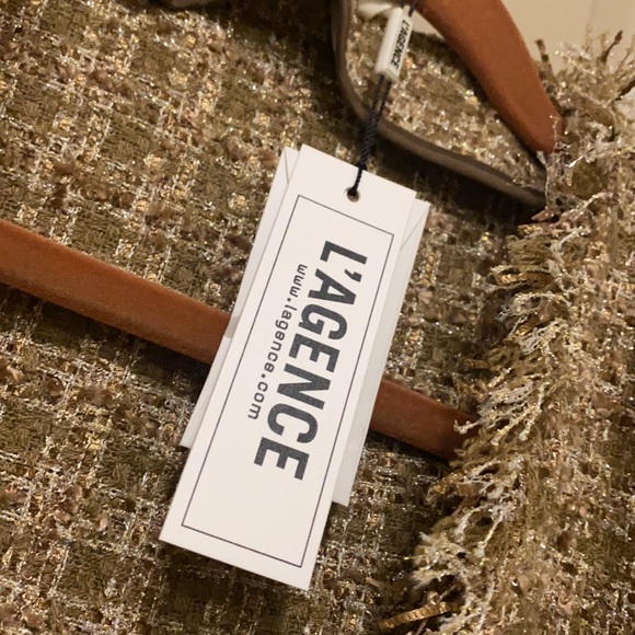 L’AGENCE Oakley Tweed Jacket / Cardigan Sz 10 NWT - Picture 7 of 7